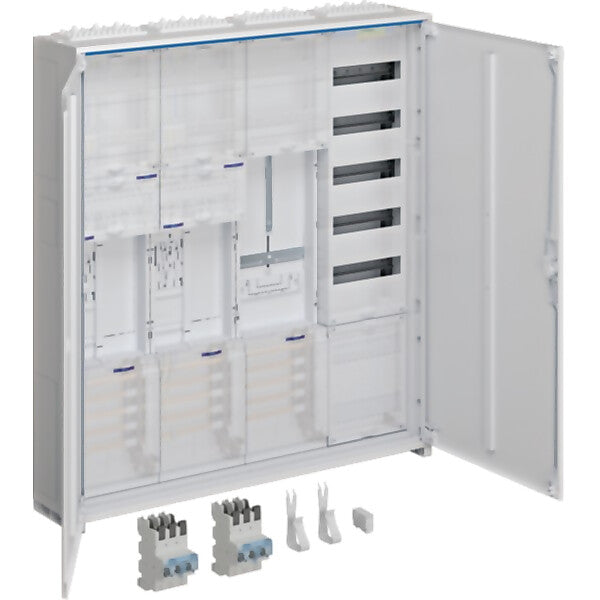 Hager Komplettschrank, univers Z 2ZP, VT5, 4-feld ZB34SEQ29EN